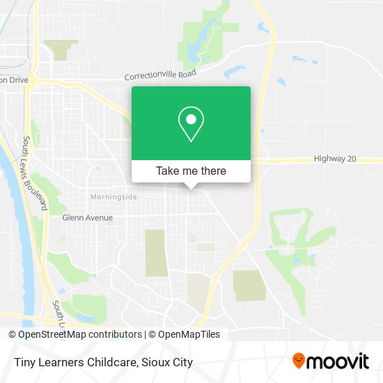 Mapa de Tiny Learners Childcare
