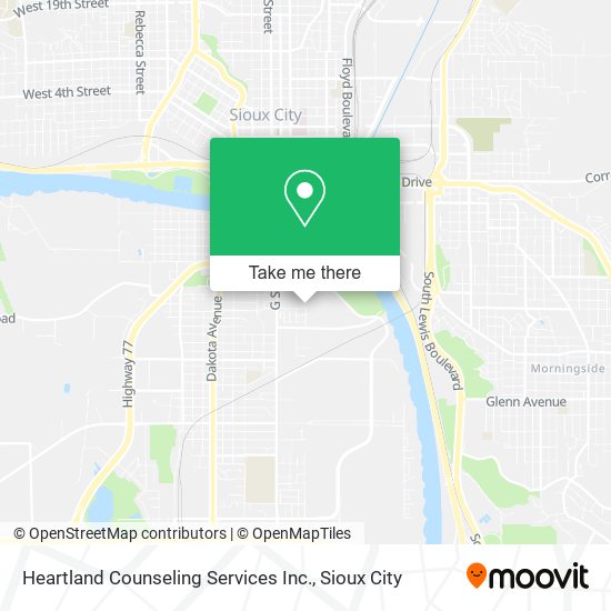 Mapa de Heartland Counseling Services Inc.