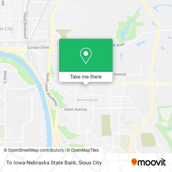 To Iowa-Nebraska State Bank map