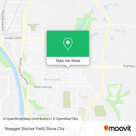 Mapa de Ruegger Soccer Field
