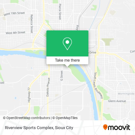 Riverview Sports Complex map