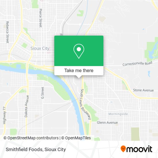 Mapa de Smithfield Foods