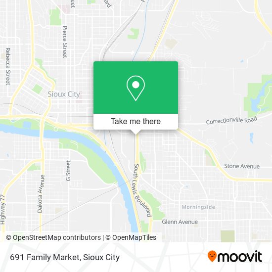 691 Family Market map