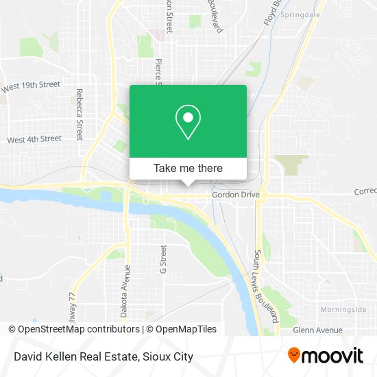 David Kellen Real Estate map