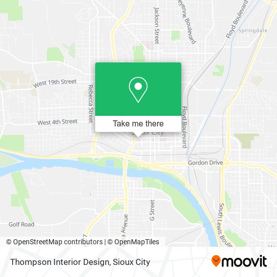 Mapa de Thompson Interior Design