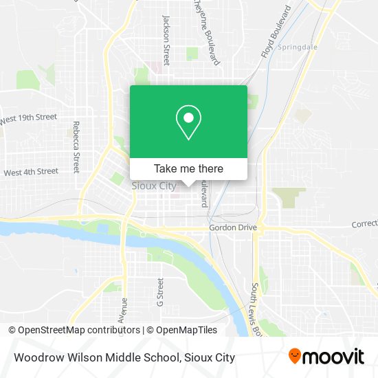 Woodrow Wilson Middle School map
