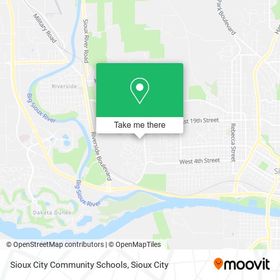Sioux City Community Schools map