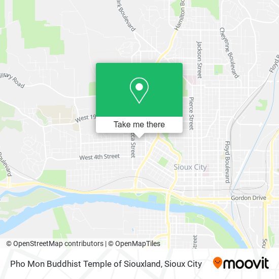 Pho Mon Buddhist Temple of Siouxland map