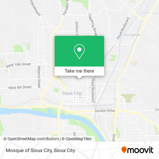 Mosque of Sioux City map
