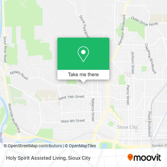 Holy Spirit Assisted Living map