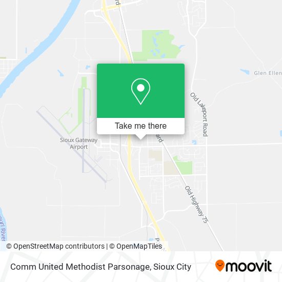 Comm United Methodist Parsonage map
