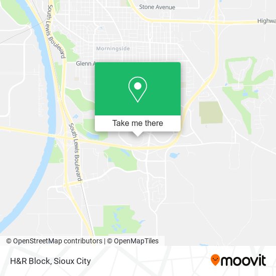 H&R Block map