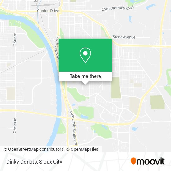 Mapa de Dinky Donuts