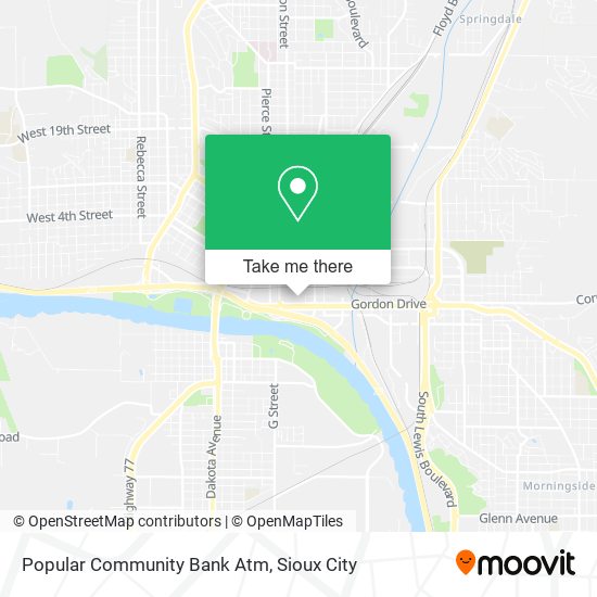 Popular Community Bank Atm map