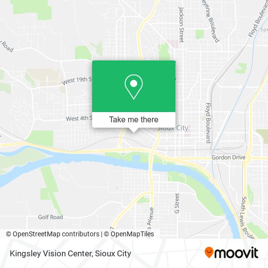 Mapa de Kingsley Vision Center