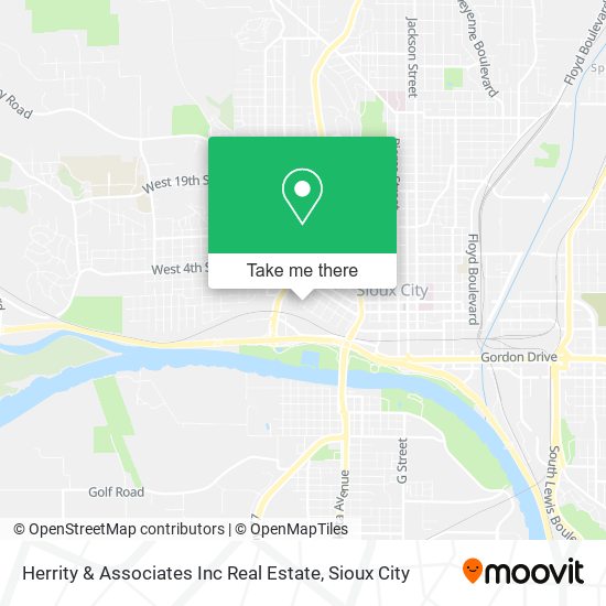 Herrity & Associates Inc Real Estate map