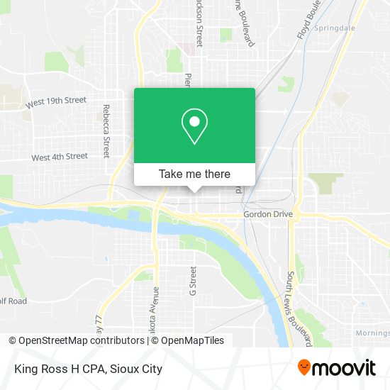 King Ross H CPA map