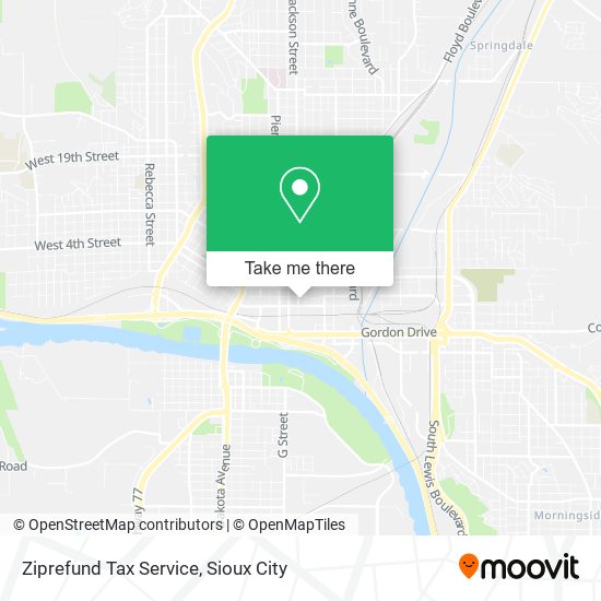 Ziprefund Tax Service map