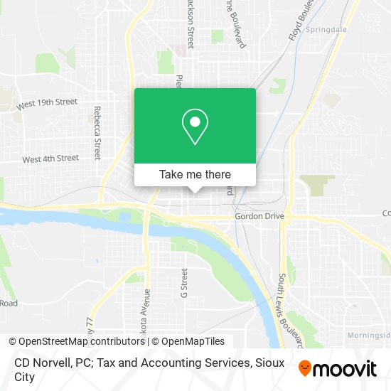 Mapa de CD Norvell, PC; Tax and Accounting Services