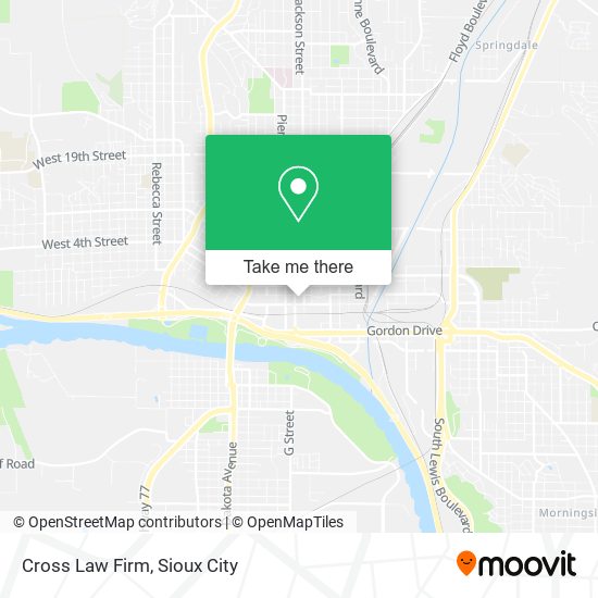 Mapa de Cross Law Firm
