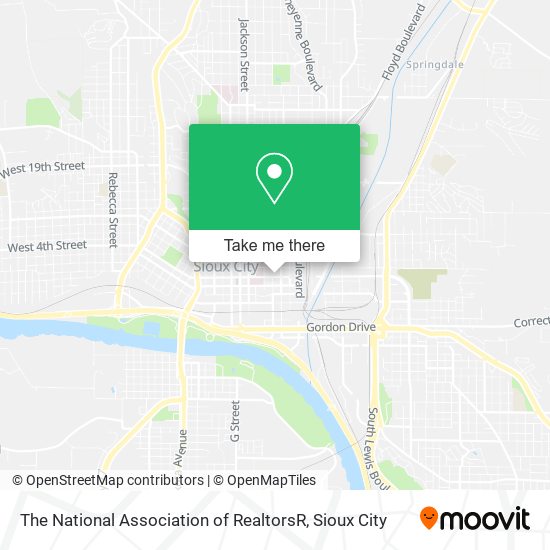 The National Association of RealtorsR map