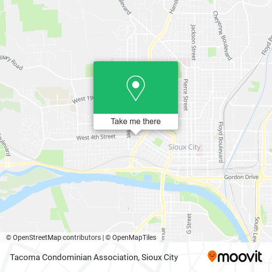 Tacoma Condominian Association map