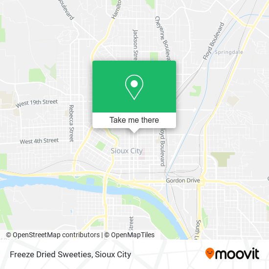Mapa de Freeze Dried Sweeties