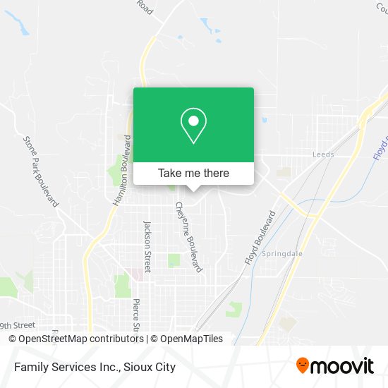 Family Services Inc. map