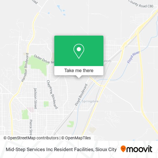 Mapa de Mid-Step Services Inc Resident Facilities