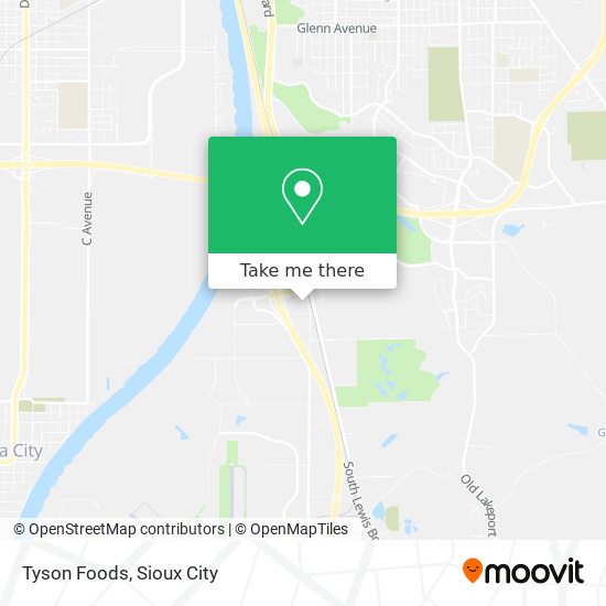 Tyson Foods map