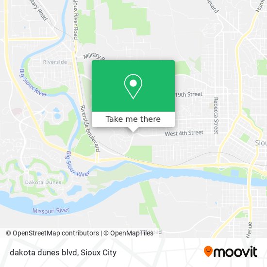 dakota dunes blvd map