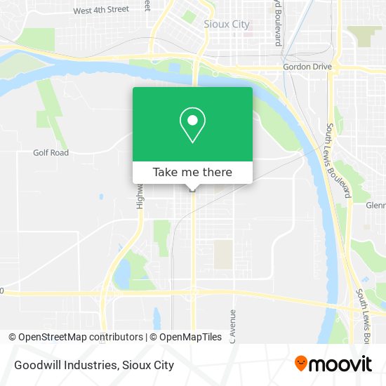 Goodwill Industries map