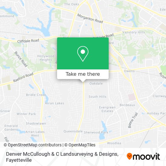 Denver McCullough & C Landsurveying & Designs map