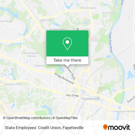 State Employees' Credit Union map