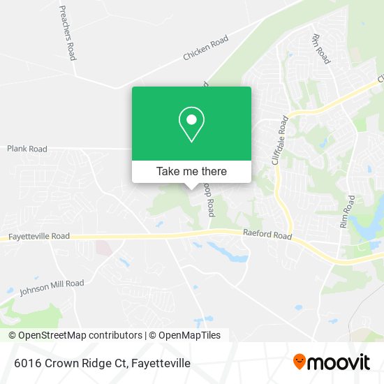 6016 Crown Ridge Ct map