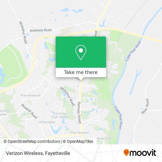 Verizon Wireless map