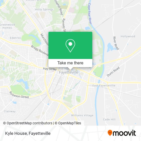 Kyle House map