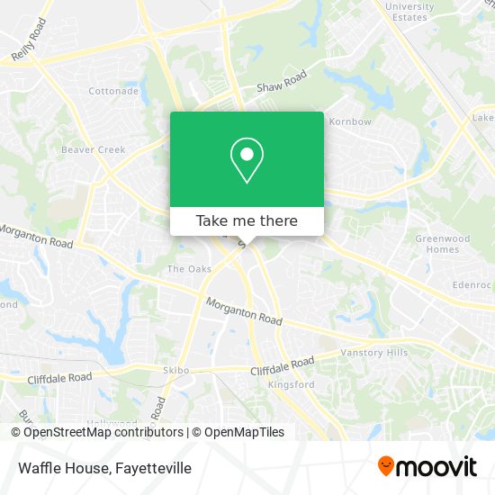 Mapa de Waffle House