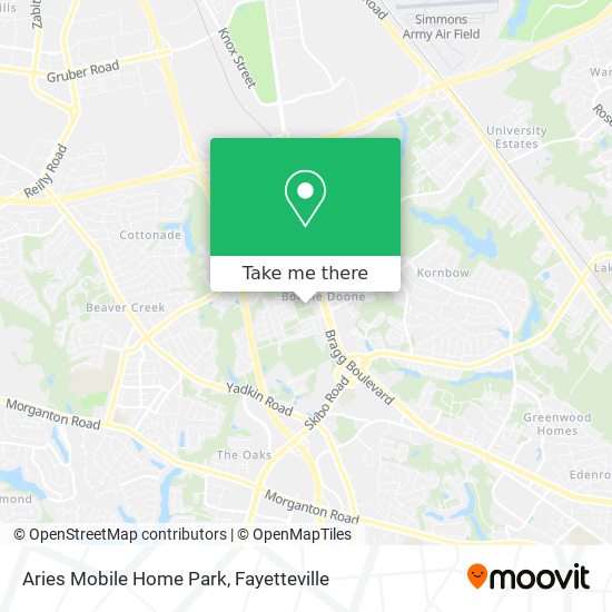 Mapa de Aries Mobile Home Park