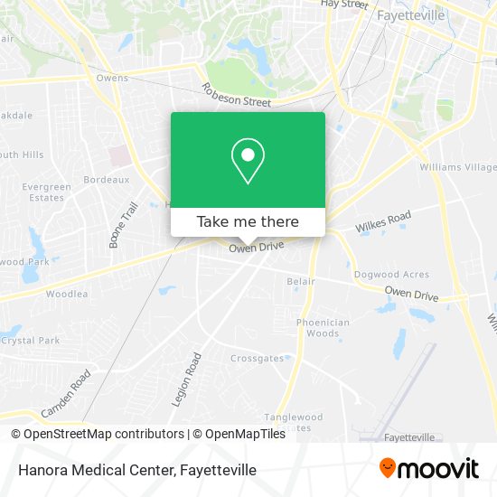 Mapa de Hanora Medical Center