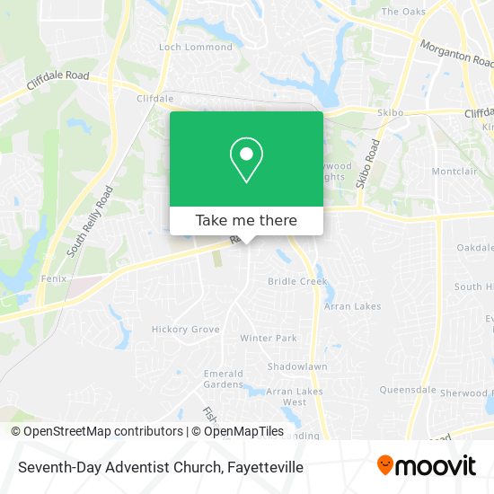 Seventh-Day Adventist Church map