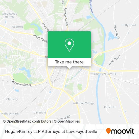 Hogan-Kimrey LLP Attorneys at Law map