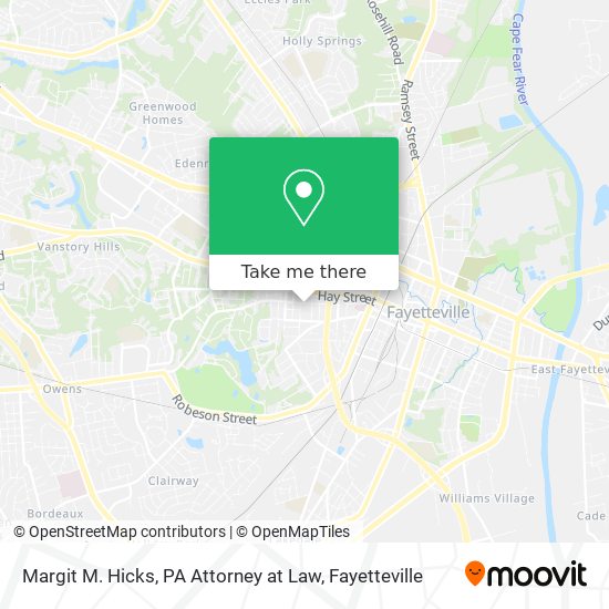 Mapa de Margit M. Hicks, PA Attorney at Law