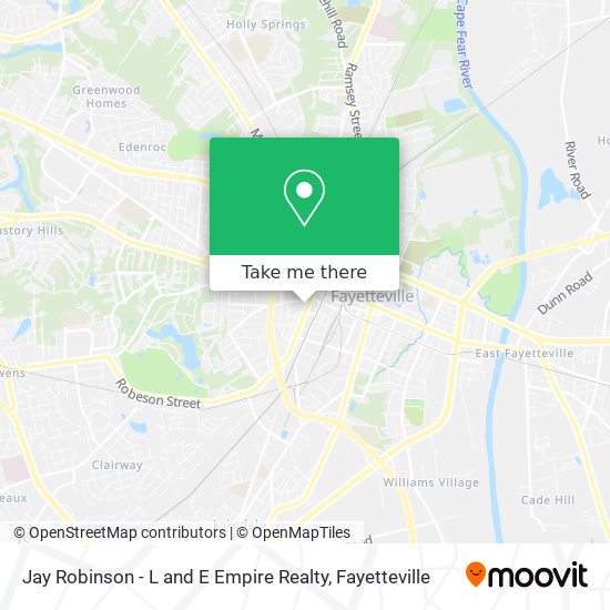 Jay Robinson - L and E Empire Realty map