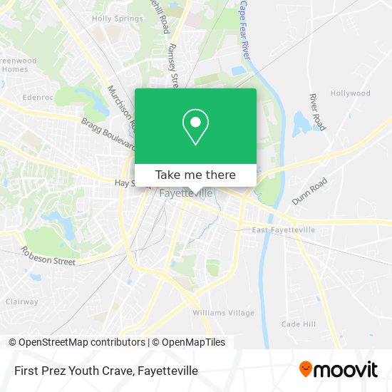 First Prez Youth Crave map