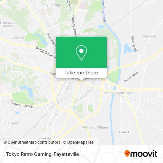 Tokyo Retro Gaming map