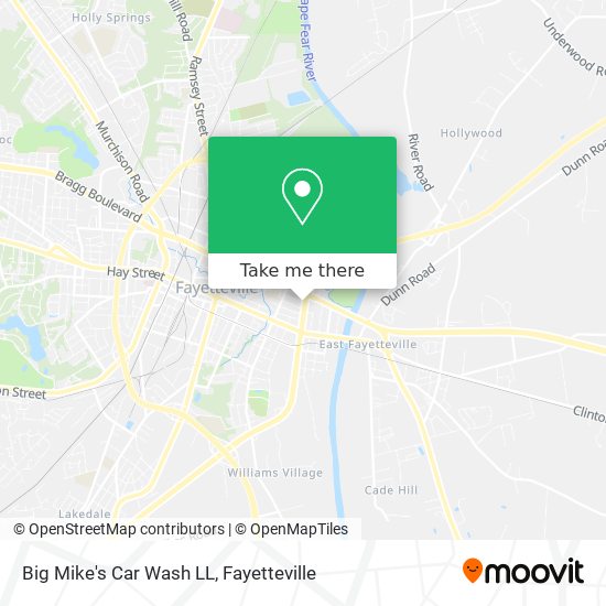 Big Mike's Car Wash LL map