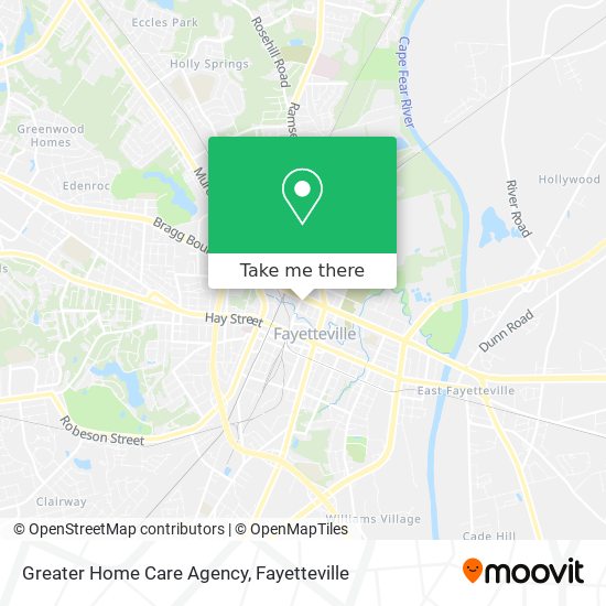 Greater Home Care Agency map