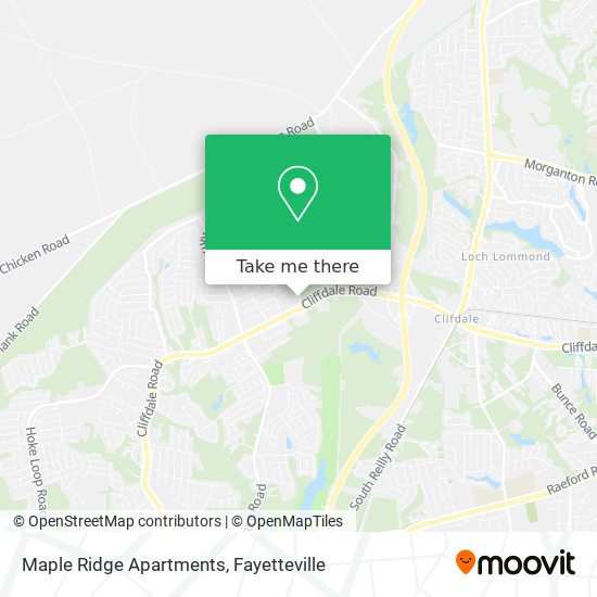 Maple Ridge Apartments map