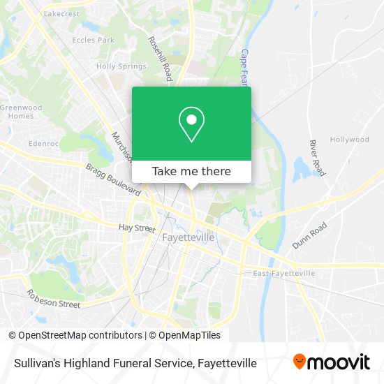 Mapa de Sullivan's Highland Funeral Service